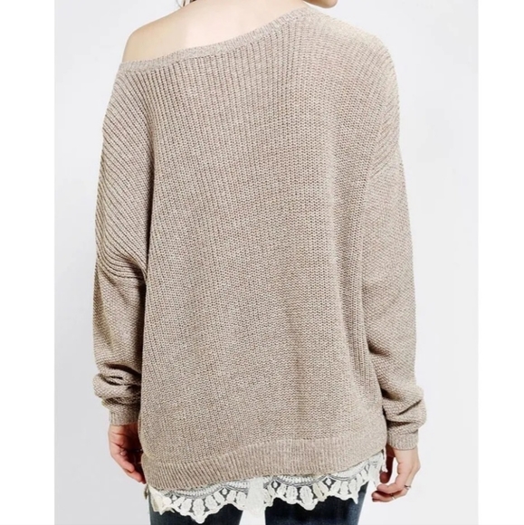 Pins & Needles Urban Outfitters grayknit sweater, Sz M (PTP 26.5") - Picture 3 of 10